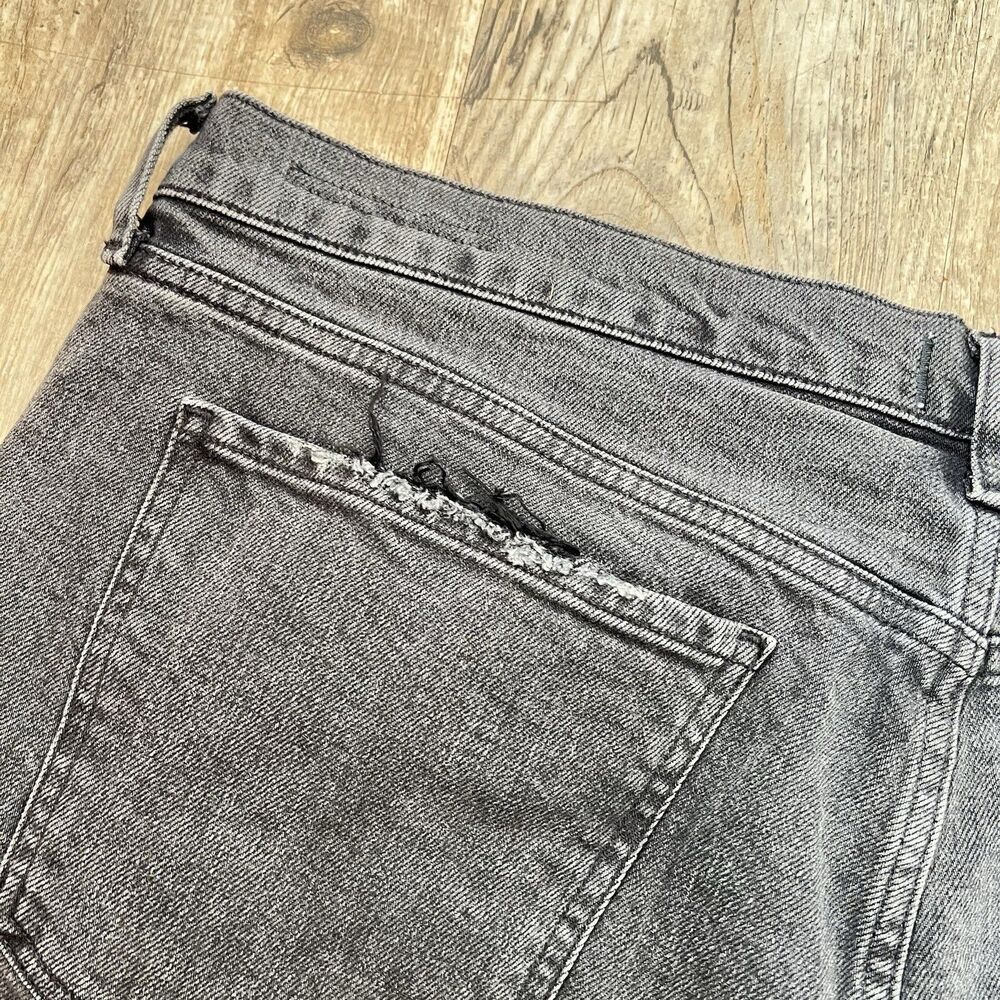 Citizens Of Humanity Women’s Size 33 Black Wash DIY Cut Off Jeans Shorts - Picture 6 of 14